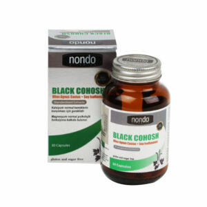 Introducing Nondo Vitamins Black Cohosh 30 Capsules, a natural solution for women's health.