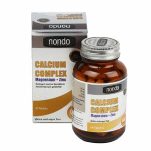 Introducing Nondo Vitamins Calcium Complex Magnesium + Zinc 30 Capsules, the ultimate solution for your daily calcium needs.