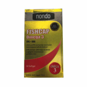 Introducing the Nondo Vitamins Fishcap Omega 3 50 Capsules, a powerful source of essential Omega 3 fatty acids for overall health and wellness.