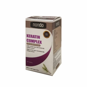 Introducing Nondo Vitamins Keratin Complex 30 Tablets, the essential solution for promoting overall health and wellness.