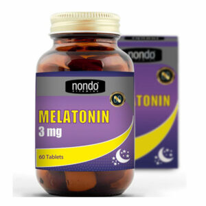 Nondo Vitamins Melatonin 3mg Food Supplement 60 Capsules