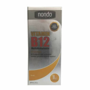 Introducing the Nondo Vitamins Vitamin B12 Methylcobalamin 10 ml, a convenient and effective way to ensure you get your daily dose of vitamin B12.