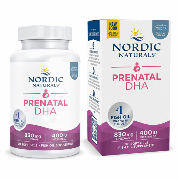 Nordic Naturals Prenatal DHA Omega-3 90 Capsules