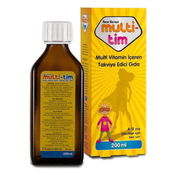 Nurse Harveys Multi-Tim Food Supplement with Multi-Vitamins 200 ml