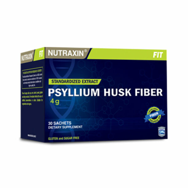 Introducing Nutraxin Psyllium Husk Fiber 4g 30 Sachet, the perfect dietary supplement to support your digestive health.