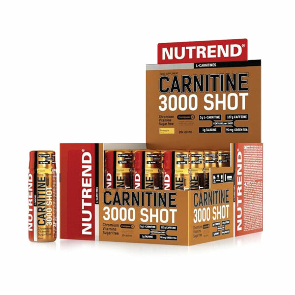 Nutrend L-Carnitine Shot 3000mg 20 Ampoules