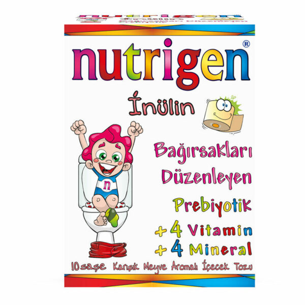 نقدم لكم نوتريجين إنولين بريبايوتيك بنكهة الفواكه المختلطة 10 أكياس | Nutrigen، وهي طريقة مريحة لدعم صحة الأمعاء والهضم.