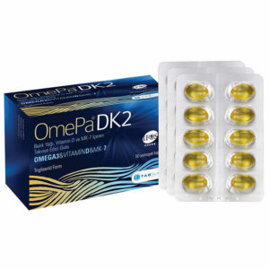 Introducing the Omepa DK2 Omega 3 and Vitamin D Menaq7 50 Soft Capsules, a powerful blend of essential nutrients for overall health and wellness.