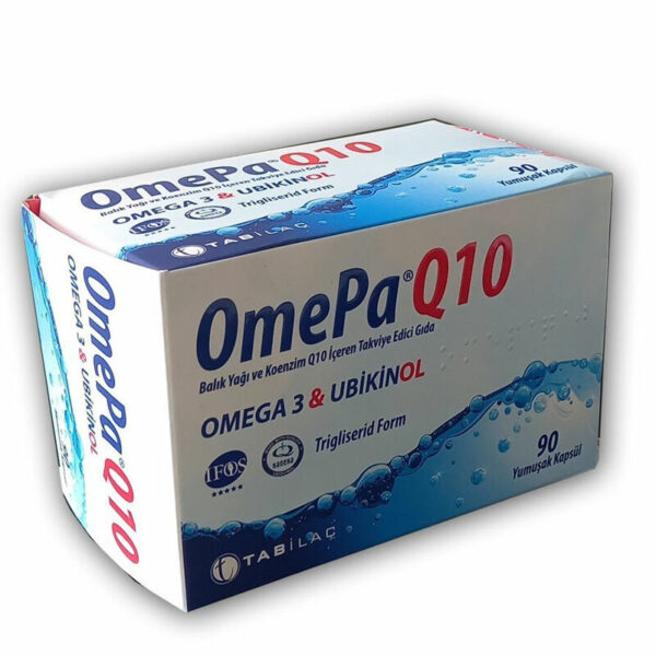 TABilac Omepa-Q10 Omega 3 Ubiquinol 90 Capsules