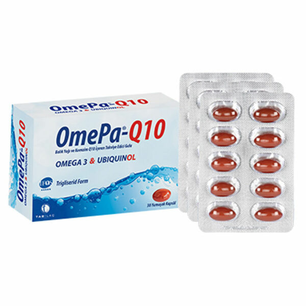 Omepa-Q10 Omega3 Ubiquinol 30 Capsules