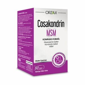 Introducing the Orzax Cosakondrin MSM 60 Tablet, a powerful supplement for promoting overall vitamin health.