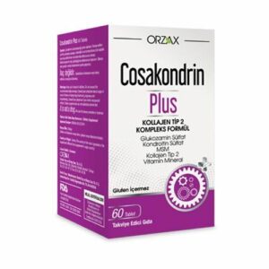 Introducing Orzax Cosakondrin Plus 60 Tablets, a powerful supplement for supporting overall vitamin health.