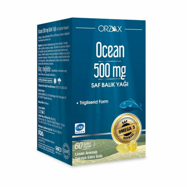 Orzax Ocean 500mg 60 Capsules