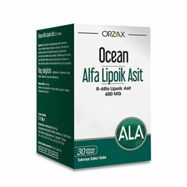 Orzax Ocean Alpha Lipoic Acid 600 mg 30 Tablets