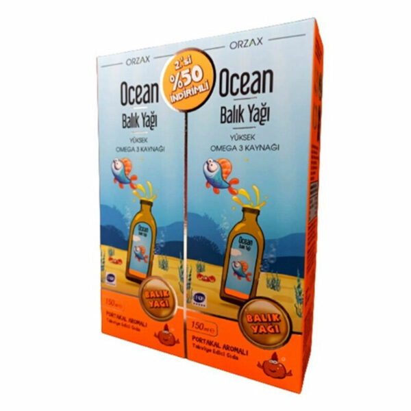 Orzax Ocean Fish Oil Syrup 150 ml Double Pack