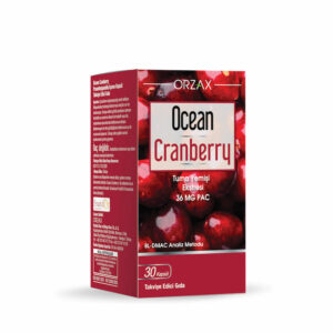 Orzax Ocean Cranberry Cranberry Extract 30 Tablets Food Supplement