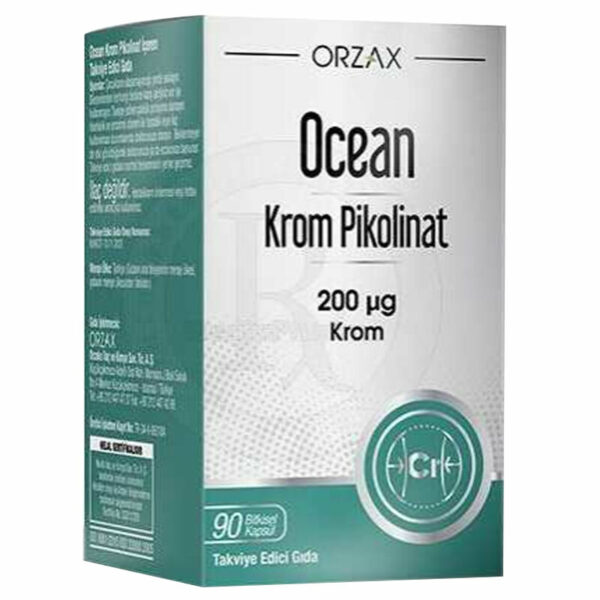 Orzax Ocean Chromium Picolinate 90 Herbal Capsules