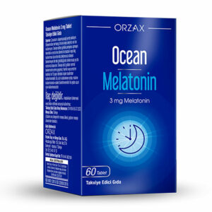 Orzax Ocean Melatonin Dietary Supplement 60 Tablets