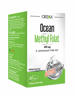 Orzax Ocean Methyl Folate 30 Tablets