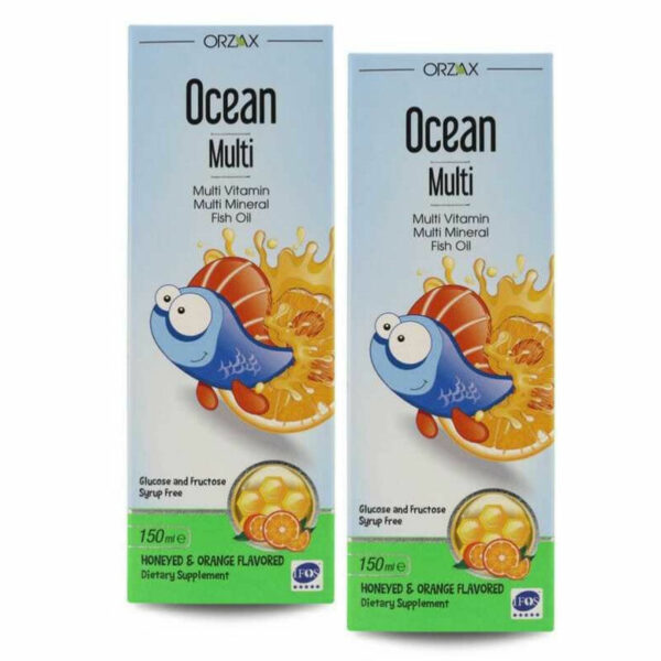 Orzax Ocean Multi Honey - Orange Flavored Supplementary Syrup 150 ml 2nd with 50% OFF