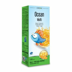 Introducing Orzax Ocean Multi Syrup Honey Orange Flavor 150 ml, a versatile and delicious syrup packed with essential vitamins and minerals to support your overall health and well-being.