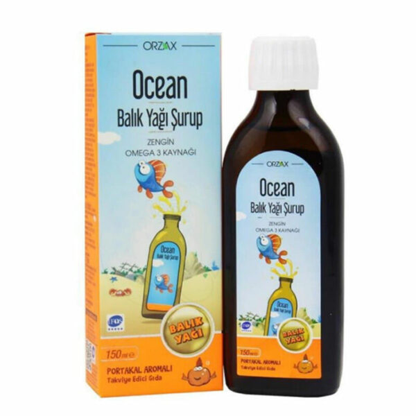 Orzax Ocean Omega3 Syrup 150 ml - Orange