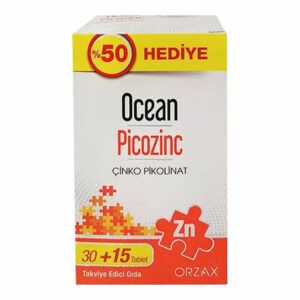 Orzax Ocean Picozinc Food Supplement 30 + 15 Tablets