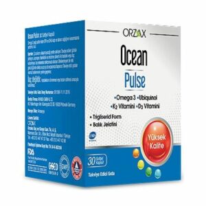 Introducing the Orzax Ocean Pulse 30 Capsules, your solution for boosting your vitamin health. These capsules are designed to support your overall wellness and provide essential nutrients for your body.