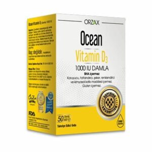 Orzax Ocean Vitamin D3 1000 IU Drop 50 ml