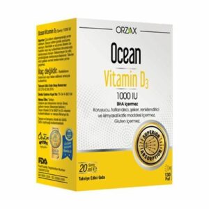 Orzax Ocean Vitamin D3 1000 IU Spray 20ml