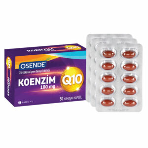 Introducing the Osende Coenzyme Q10 100 mg 30 Soft Capsules, a powerful supplement for overall vitamin health.