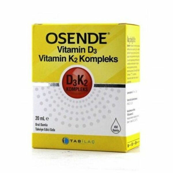 Osende Vitamin D3 K2 Complex Food Supplement 20 ml