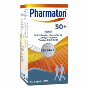 نقدم لكم فارماتون 50 بلس 30 كبسولة | Pharmaton، وهو إضافة قوية لروتينك الصحي اليومي.