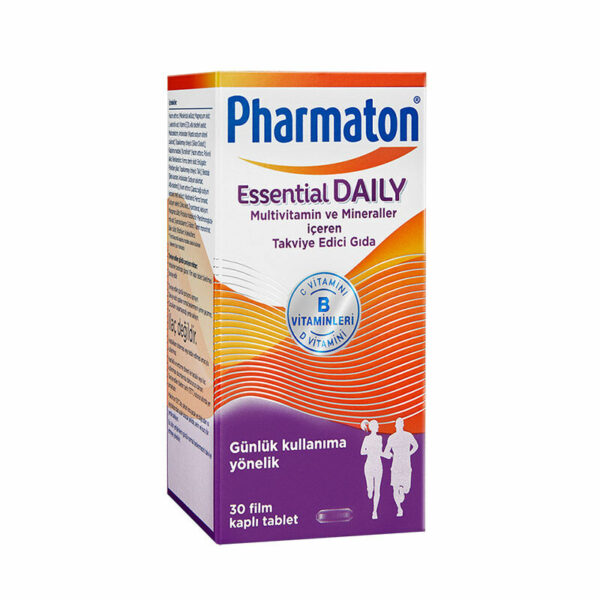 Pharmaton Essential Daily Food Supplement 30 Film Coated Tablets