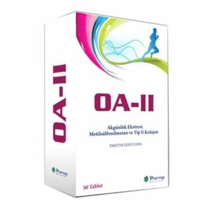 نقدم لكم فارماكس OA-II 30 قرص | Pharmax، وهو إضافة أساسية لملف فيتامين الصحة الخاص بك. تم تصميم هذه الأقراص بعناية لدعم صحة المفاصل وحركتها مما يجعلها مثالية للأفراد الذين يتطلعون إلى الحفاظ على نمط حياة نشط.