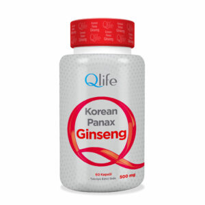 Qlife Korean Panax Capsule Containing Ginseng Food Supplement 60 capsules