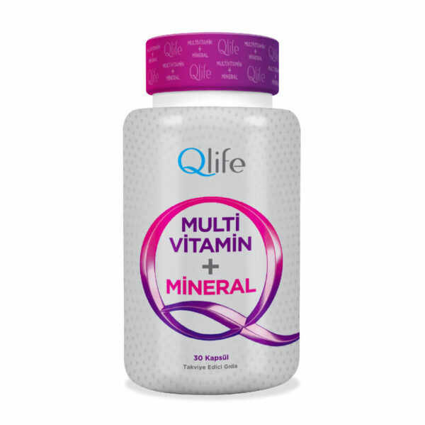 Qlife Multivitamin - Mineral Supplement Food 30 Capsules