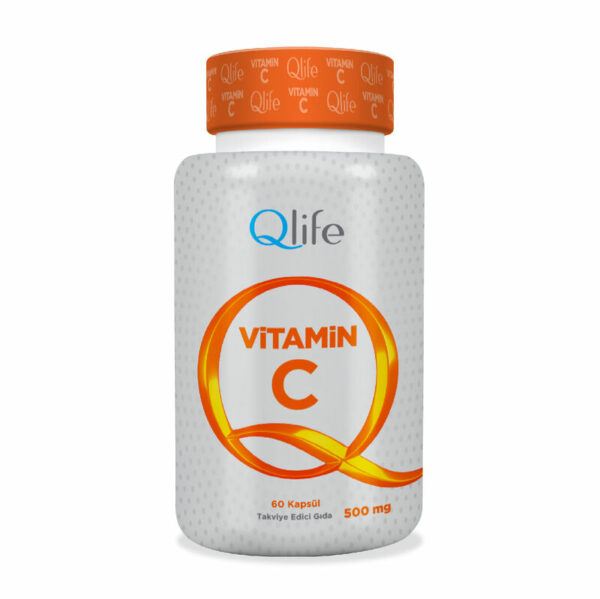 Qlife Vitamin C Supplement Food 60 Capsules