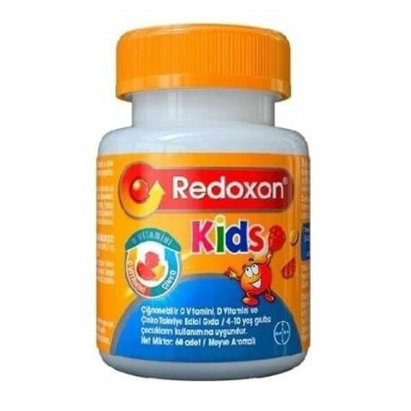 Redoxon Kids Vitamin C Chewable Tablets Containing Vitamin D and Zinc 60 Pcs