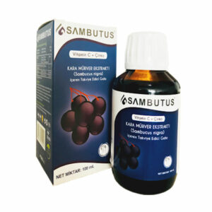 Introducing the Salus Pharmaceutical Sambutus Black Elderberry Extract 100 ml, a powerful supplement for supporting your health and well-being.