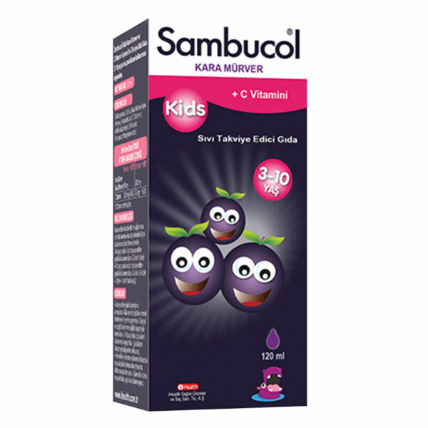 Sambucol Kids Liquid Supplement with Black Elderberry and Vitamin C 120 ml