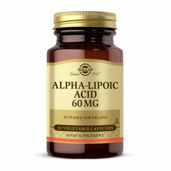 Solgar Alpha Lipoic Acid 60mg 30 Capsules