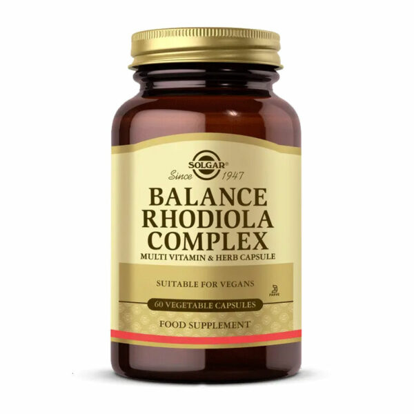 Solgar Balance Rhodiola Complex 60 Capsules