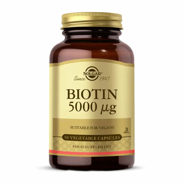 Solgar Biotin 5000 mcg 50 Capsules