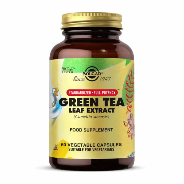 Solgar Green Tea Leaf Extract 60 Capsules