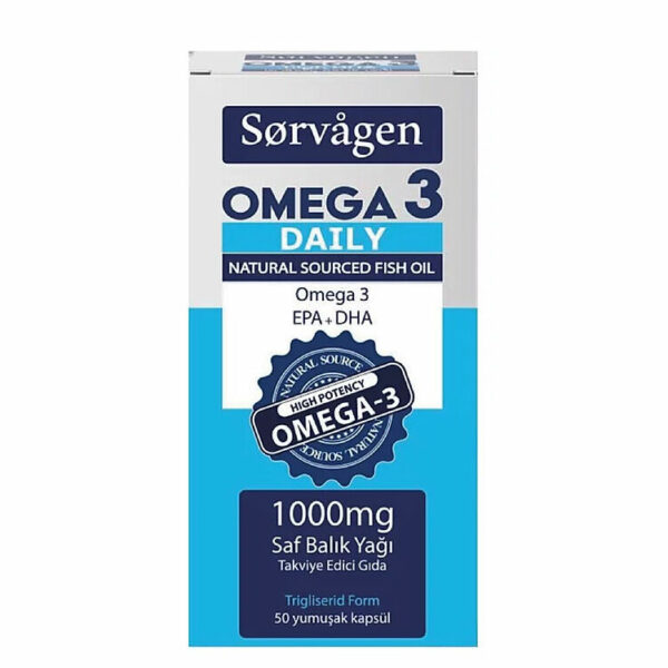 Sorvagen Omega 3 Daily Pure Fish Oil 50 Capsules