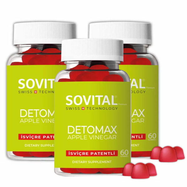 Sovital Detomax 60 Vegan Gummy x 3 Pieces