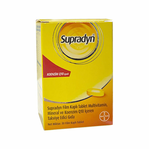 Supradyn Coenzyme Q10 Food Supplement 30 Tablets