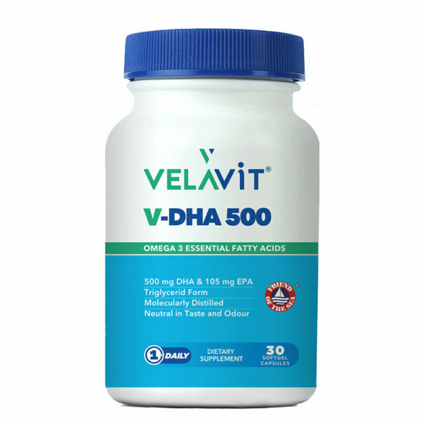 فيلافيت V-DHA 500 - 30 كبسولة هلامية ناعمة | Velavit