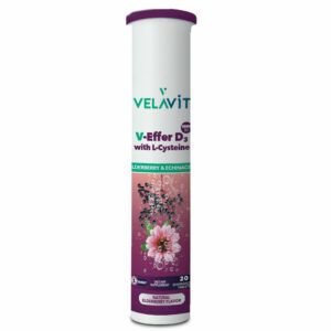 Velavit V-Effer D3 with L-Cysteine 20 Effervescent Tablet